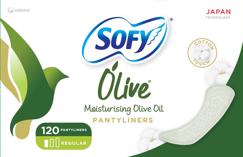 Daily Regular Pantyliners with Moisturizing Olive Oil