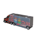 Teamsterz Metro City Large Auto Transporter Toy Set with 8 Cars, 1 Truck and Road Accessories