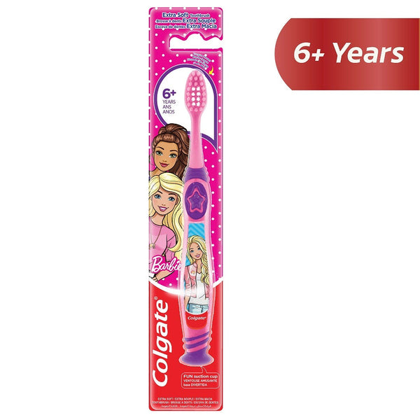Colgate Smiles 6+ Kids Toothbrush Barbie Extra Soft Bristles, 1 Pc