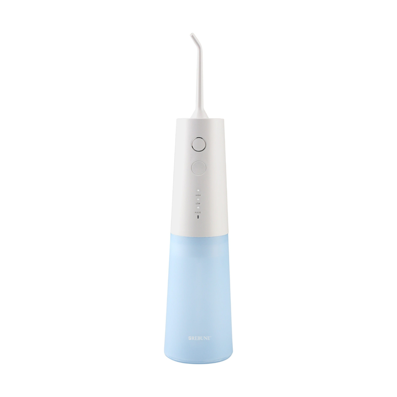 Rebune Black Cordless Water Flosser Oral Irrigator with Water Reservoir