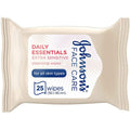 Johnson & Johnson Daily Essentials Cleansing Wipes Alcohol-Free Fragrance-Free All Skin Types 25 Wipes