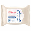 Johnson & Johnson Daily Essentials Fragrance-Free Cleansing Wipes, Alcohol-Free, 25 Wipes