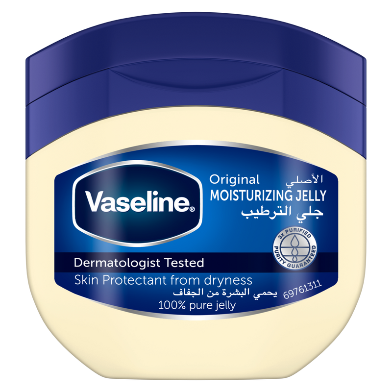 Vaseline Moisturizing Petroleum Jelly Original Fragrance-Free Triple-Purified 100 ml