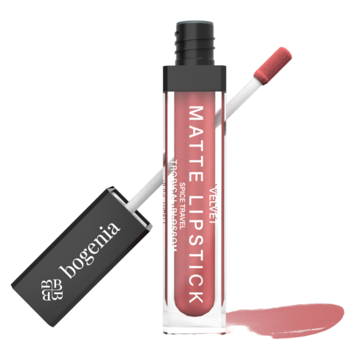 Bogenia Velvet Matte Liquid Lipstick Tropical Blossom 008