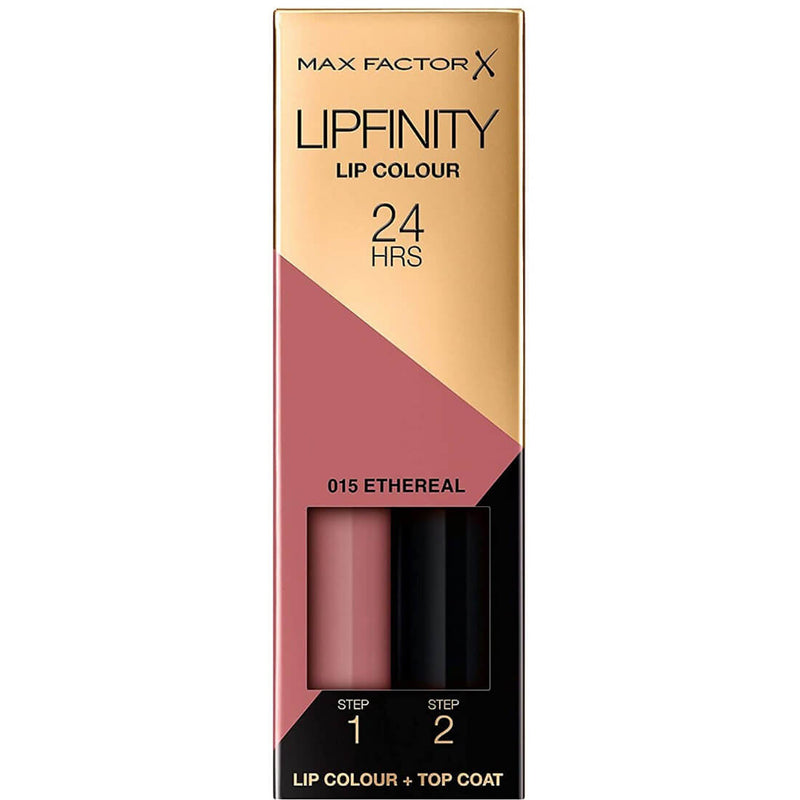 Max Factor Lipfinity Restage Liquid Lipstick Long-Lasting Color Moisturizing Top Coat Ethereal Nude 1 Pc