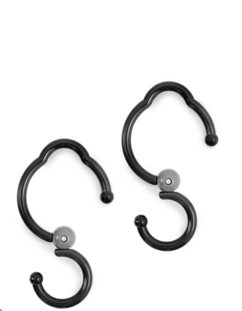 Hauck Hook Me Stroller Hooks, 360 Rotating Universal Hooks, 2-Pack