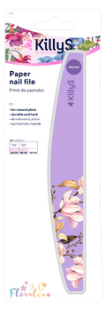 KillyS Floralove Crescent Nail File Purple 180/240 Grit