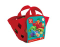 Hape Toddler Vegetable Basket Pretend Play Food Set, Six Vegetable Pieces, 18 Months+