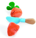 Hape Toddler Vegetable Basket Pretend Play Food Set, Six Vegetable Pieces, 18 Months+
