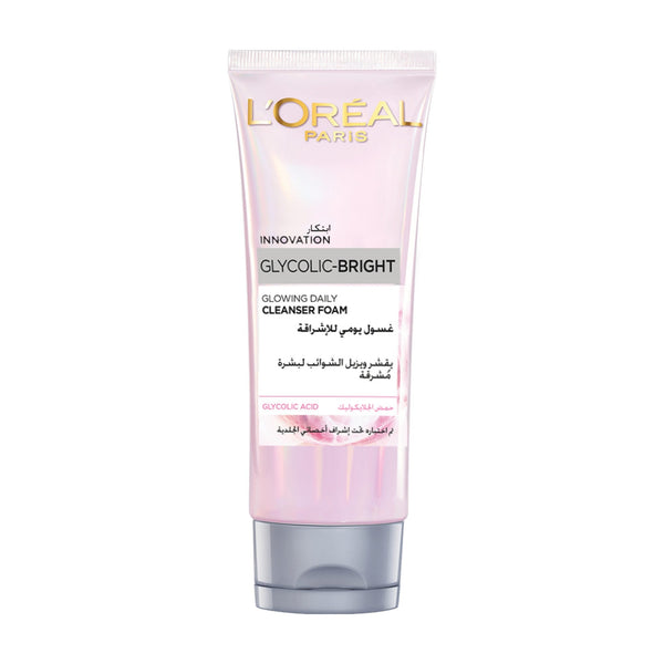 L'Oreal Paris Glycolic Bright Daily Cleanser Foam with Glycolic Acid 100 ml