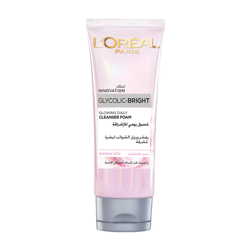 L'Oreal Paris Glycolic Bright Daily Cleanser Foam with Glycolic Acid 100 ml