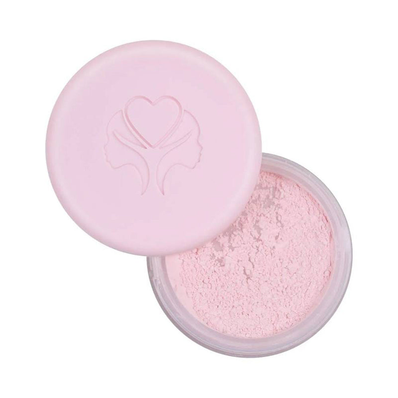 Hearts Soft Setting Loose Powder Silica and Talc 003 Ultra Pink