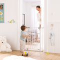 Hauck Safety Gate Auto Close N Stop Metal Door and Stair Gate White 75-80 cm
