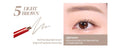 Espoir The Brow Balance Pencil Slim Triangle Eyebrow Pencil Light Brown #5, 1 Pc