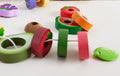 Hape Caterpillar Fruit Feast Lacing Set, 2 Caterpillars and 13 Fruit Pieces, 18+ Months