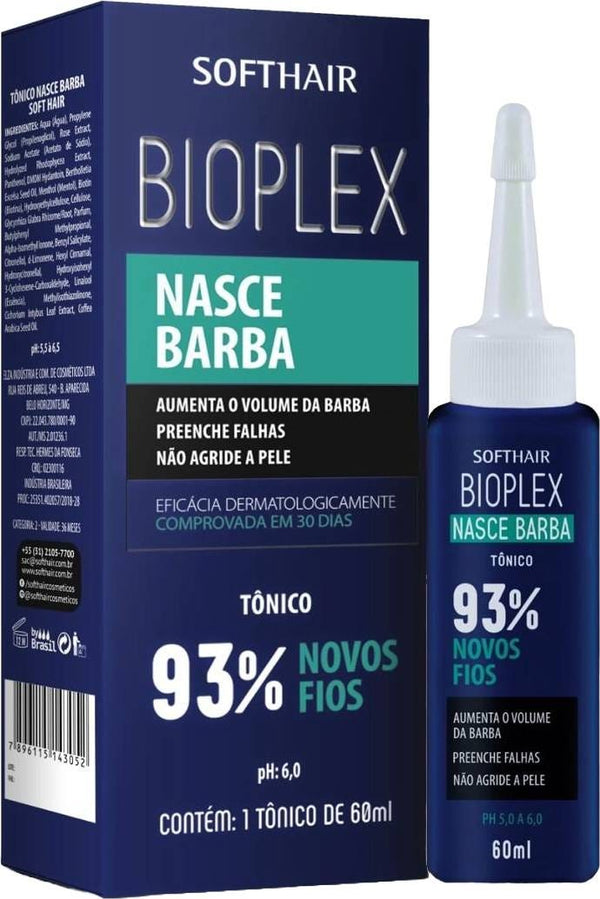 SOFTHAIR Bioplex Beard Tonic Liquid Panthenol and Botanical Extracts 60 ml