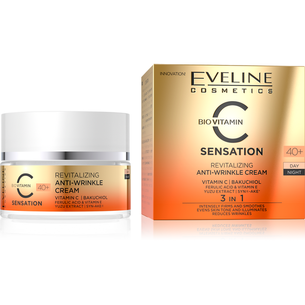 Eveline C Sensation Revitalizing Day & Night Cream Vitamin C 50ml