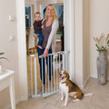 Hauck Open'n Stop Pressure-Mounted Safety Gate White 75-80 cm