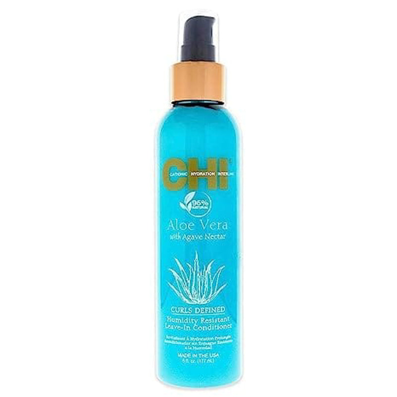 CHI Aloe Vera Curl Leave-In Conditioner Hydrating Formula with Silk Protein and Panthenol