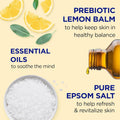 Dr Teal's Epsom Salt Body Wash Prebiotic Lemon Balm 710ml