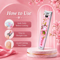 KillyS Floralove Collection Nail Clipper Pink Stainless Steel