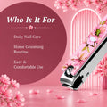 KillyS Floralove Collection Nail Clipper Pink Stainless Steel