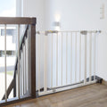 Hauck Open'n Stop Safety Gate with 9 cm Extension, White, 75-80 cm