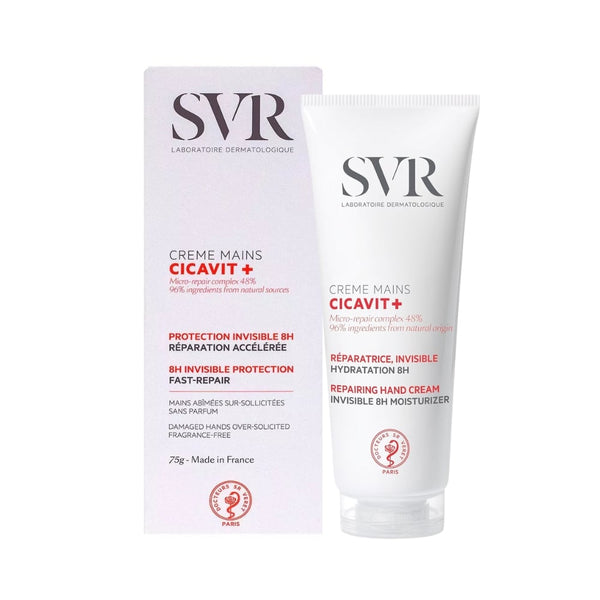 SVR Cicavit Hand Moisturizing Cream Rich Fragrance-Free Formula 75g