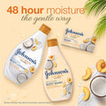 Johnson & Johnson Vita-Rich Indulging Body Wash Creamy Lather Yogurt Peach & Coconut 250 ml