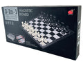 Xiong Pai Toys 3-in-1 Magnetic Board Chess, Checkers and Backgammon Set