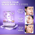L'Oreal Paris Revitalift Filler Glass Skin Hydrogel Face Mask Hyaluronic Acid 1 Pc 25 g