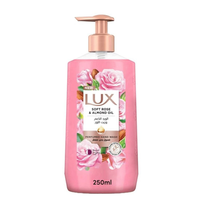 Lux Soft Touch Hand Wash Moisturizing Rose and Almond Oil 250ml