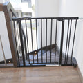 Hauck Close N Stop Safety Gate with 9cm Extension, Charcoal