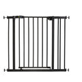 Hauck Close N Stop Safety Gate with 9cm Extension, Charcoal