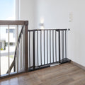 Hauck Close N Stop Safety Gate with 9cm Extension, Charcoal