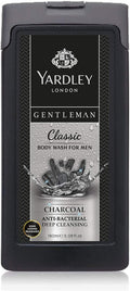 Yardley London Gentleman Classic Body Wash Charcoal Deep Cleansing Men's 180 ml