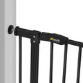 Hauck Close N Stop Safety Gate Charcoal with Extension
