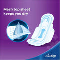 Always Maxi Thick Large Sanitary Pads with Wings, Aloe Vera, 50 Pieces