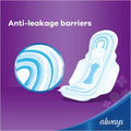 Always Maxi Thick Large Sanitary Pads with Wings, Aloe Vera, 50 Pieces