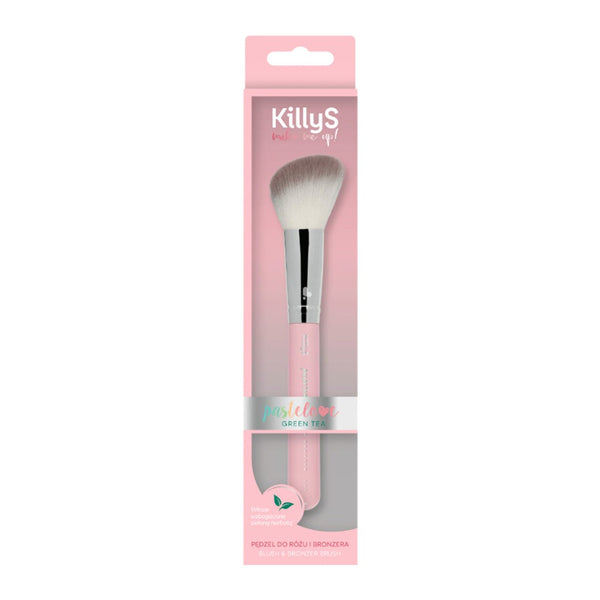 KillyS Blush & Bronzer Brush 02 Pastelove Collection Angled Green Tea 1 Piece