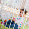 Hauck Baby Park Playpen and Safety Gate White, 5 Panels with Door, 3.66 m