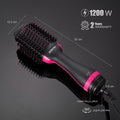 Rebune Hair Styler Volumizer RE-2089PLUS 1200W Oval Brush 3 Heat Settings Black