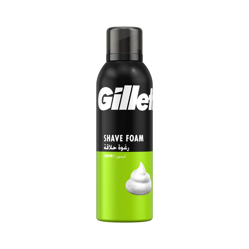 Gillette Shaving Foam Lemon Scent Rich Lather 200 ml