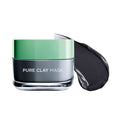LOREAL Pure Clay Black Face Mask with Charcoal, 3 Pure Clays, 50 ml