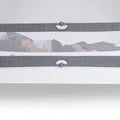 Hauck Sleep N Safe Plus XL Bed Rail Folding Mesh Guard Melange Grey 150 x 50 cm