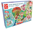 Hape DIY Magic Friends Mars Art & Craft Set with Wooden Magnets and Glitter Markers