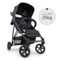 Hauck Rapid 4 Stroller QF Caviar Black Compact Folding Pushchair
