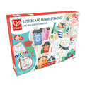 Hape Letters and Numbers Tracing Set, Alphabet Handwriting Practice Activity Kit for Children 4Y+