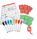 Hape Letters and Numbers Tracing Set, Alphabet Handwriting Practice Activity Kit for Children 4Y+