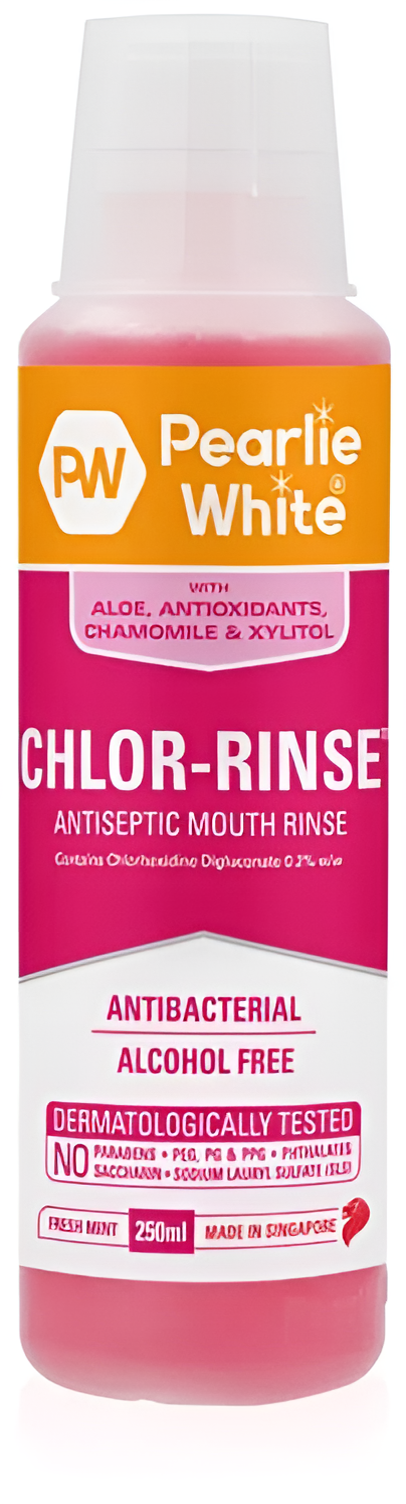 Pearlie White Chlor-Rins Liquid Mouthwash